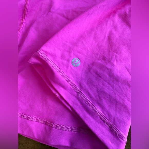 Lululemon | Pow Pink Metallic Silver Optimal Tank nwot - Picture 2 of 7